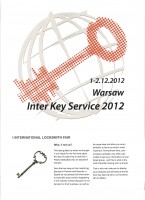 Mezinárodní výstava "INTER KEY SERVICE" Varšava 1.-2.12.2012.