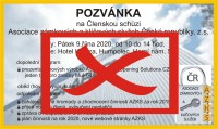 Členská schůze AZKS 2020 - ZRUŠENA!!!